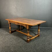 Oak Acorn Refectory Table 