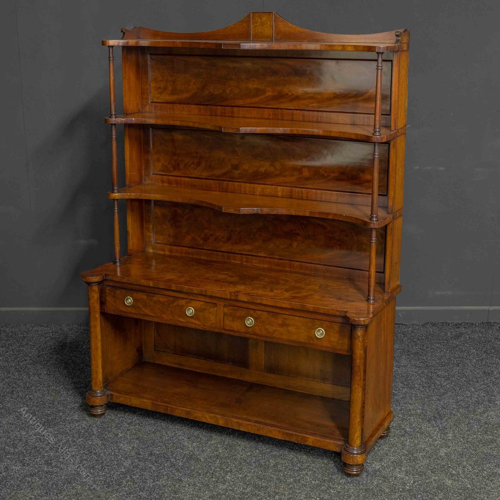 Regency Mahogany Bookcase Antiques Atlas