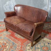 Small Leather Sofa