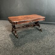 Victorian Burr Walnut Coffee Table 