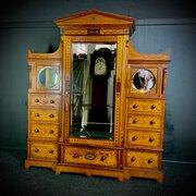 Victorian Decorated Wardrobe 