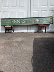Fabulous Large Early 20th Century Shop Sign