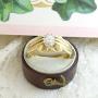 18ct gold Old European cut diamond ring est.0.50ct