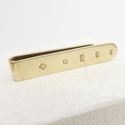  9ct Yellow Gold Money Clip With Feature Hallmarks