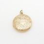 Antique 9ct Gold Locket With Ornate Engravings