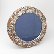 Antique Ornate Silver Photo Frame Birmingham 1901