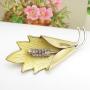 Norwegian enamel lily brooch Knut A. Rasmussen