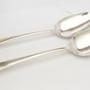 Pair of George III silver Tablespoons London 1801