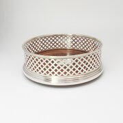 Silver Bottle Coaster Hallmarked Birmingham 1996