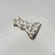 Silver Napkin Clip Birmingham 1928 By Francis Webb