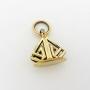 Stylish Vintage Art Deco Gold Tone Fob Or Pendant