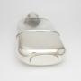 Silver hip flask  Victorian silver