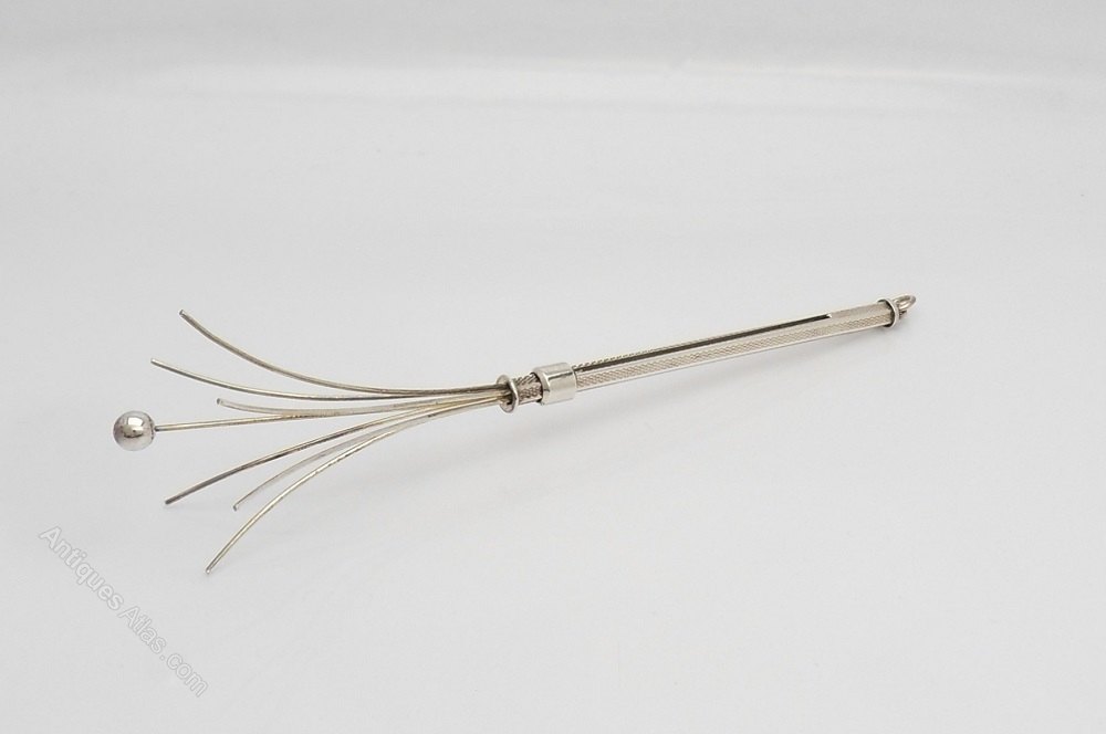Antiques Atlas Vintage Silver Swizzle Stick Birmingham 1991