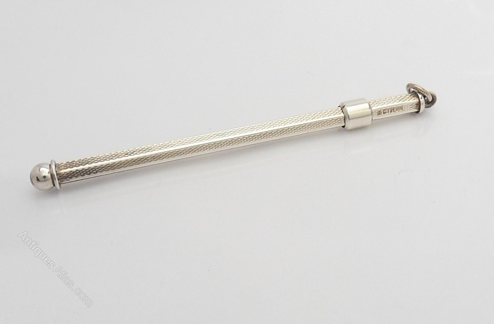 Antiques Atlas Vintage Silver Swizzle Stick Birmingham 1991