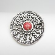 Vintage Silver Pendant/brooch By Unn Tangerud