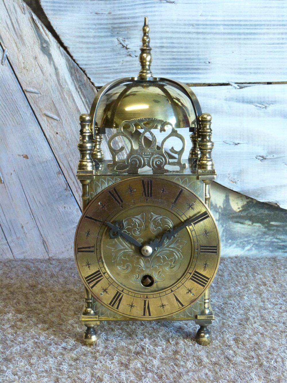 Antiques Atlas Elliott Brass Lantern Clock