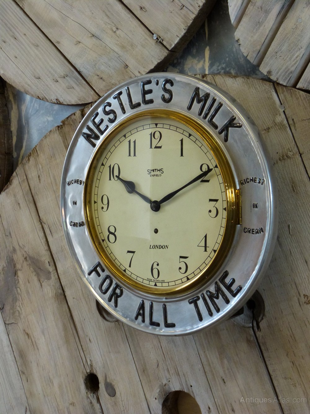 Antiques Atlas Nestle's Advertising Wall Clock