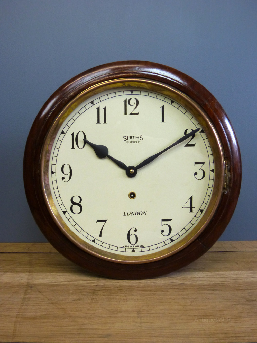 Antiques Atlas Smiths Enfield Railway School Clock