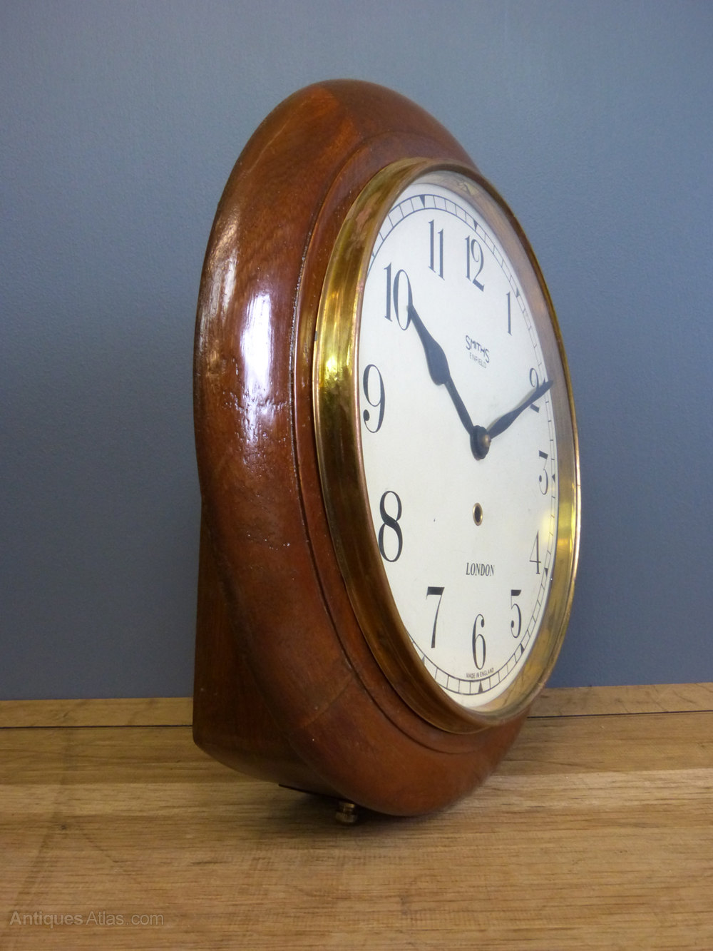 Antiques Atlas Smiths Enfield Railway School Clock