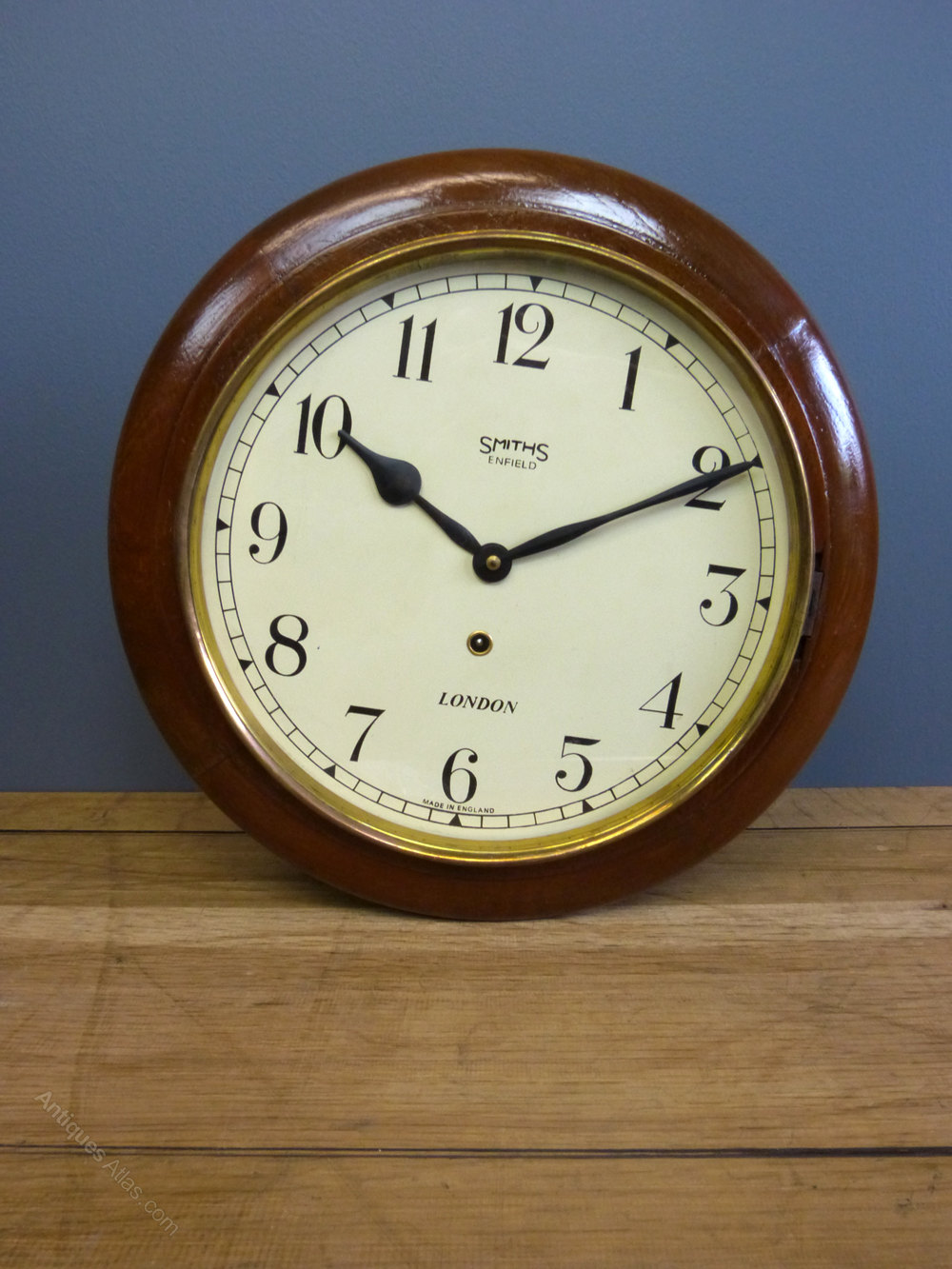 Antiques Atlas Smiths Enfield Railway School Clock