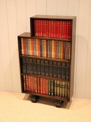 Art Deco Oak Open Bookcase 