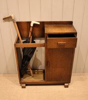 Art Deco Oak Stick/Umbrella Stand