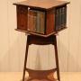 Art Nouveau Mahogany Revolving Bookcase On A Stand
