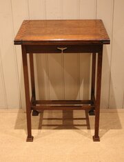 Arts & Crafts Oak Games / Card Table