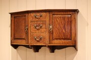 Arts & Crafts Oak Wall Cabinet