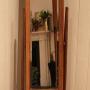 Arts & Crafts Solid Oak Cheval Mirror