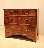 Burr Walnut Chest Of Drawers 
