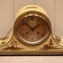 Cream Chinoiserie Mantel Clock