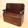 Dark Oak Monks Bench
