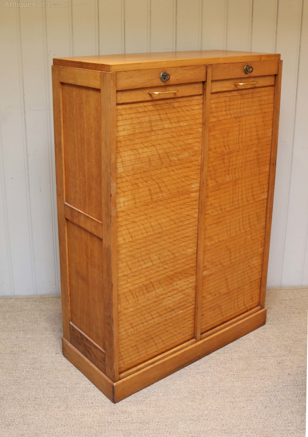 Double Tambour Front Filing Antiques Atlas