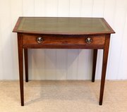 Early 19th Century Mahogany Bow Front Writing Desk