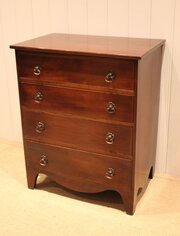 Edwardian Mahogany Chest Of Drawers