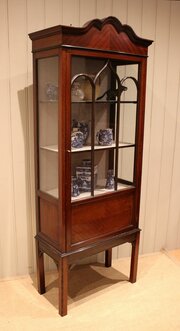 Edwardian Mahogany Display Cabinet