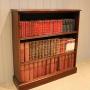 Edwardian Mahogany Open Bookcase