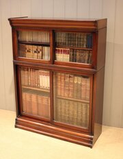 Edwardian Mahogany Stacking Bookcase 
