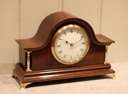 Edwardian Mahogany Timepiece Mantel Clock
