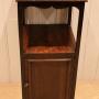 Edwardian Oak Bedside Cabinet