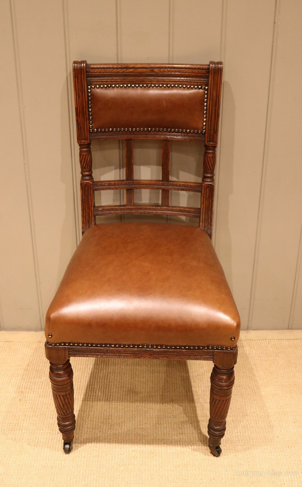 Edwardian Oak Desk Chair Antiques Atlas