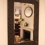 Edwardian Oak Wall Mirror