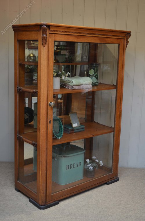 Edwardian Solid Oak Shop Display Antiques Atlas