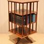Edwardian Walnut Revolving Bookcase