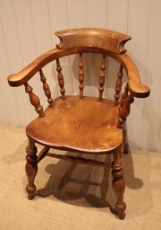 Elm Smokers Bow Chair