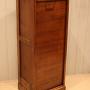 French Oak Single Tambour Front Filing Cabinet