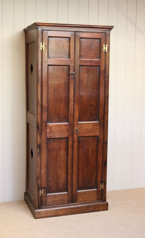 French Rustic Solid Oak Hall Cupboard Antiques Atlas