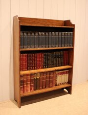 Golden Oak Open Bookcase
