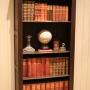 Large Carved Oak Open Bookcase